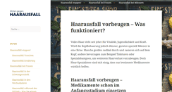 Desktop Screenshot of mittel-gegen-haarausfall.de