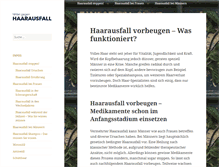 Tablet Screenshot of mittel-gegen-haarausfall.de